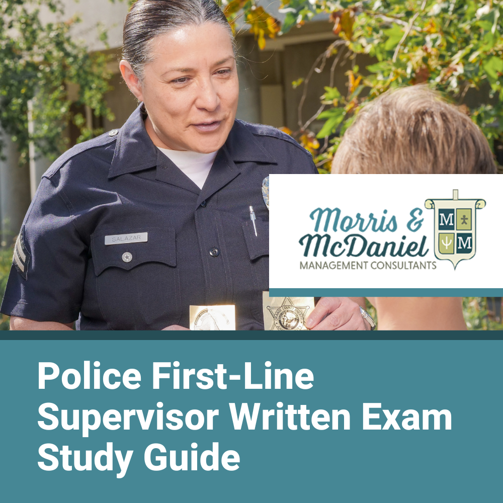Police First-Line Supervisor Written Exam Study Guide